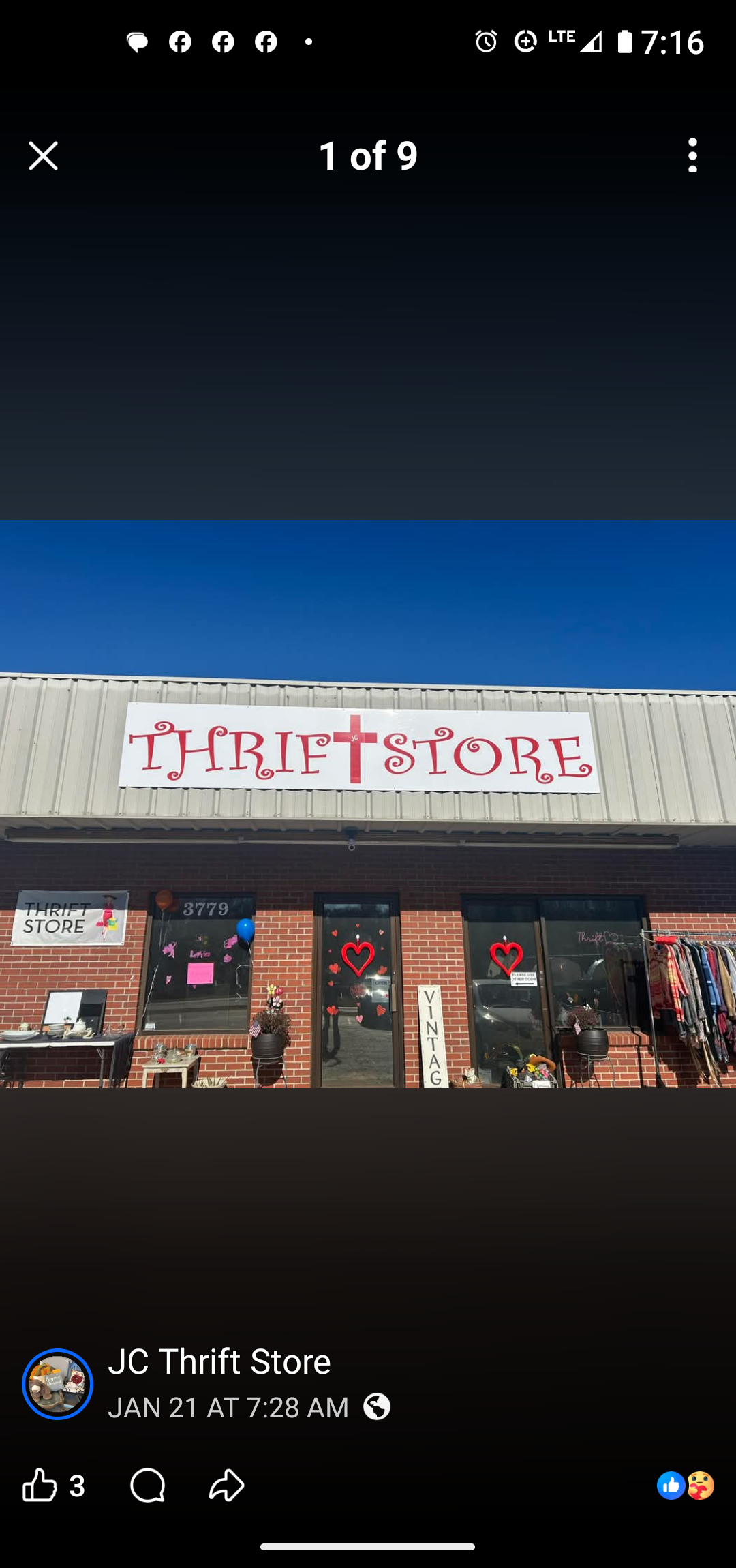 JC Thrift Store in Millbrook