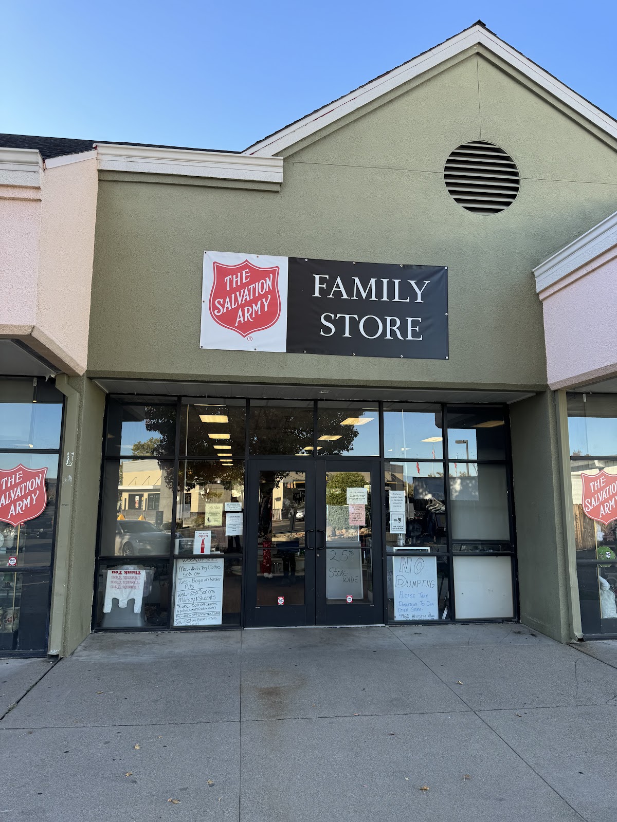 Salvation Army Thrift Store in Redding