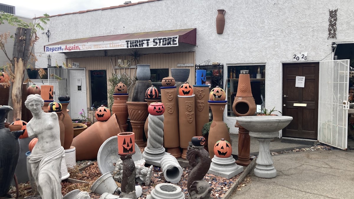 Repeat, Again, One More Time. Thrift Store in Pasadena