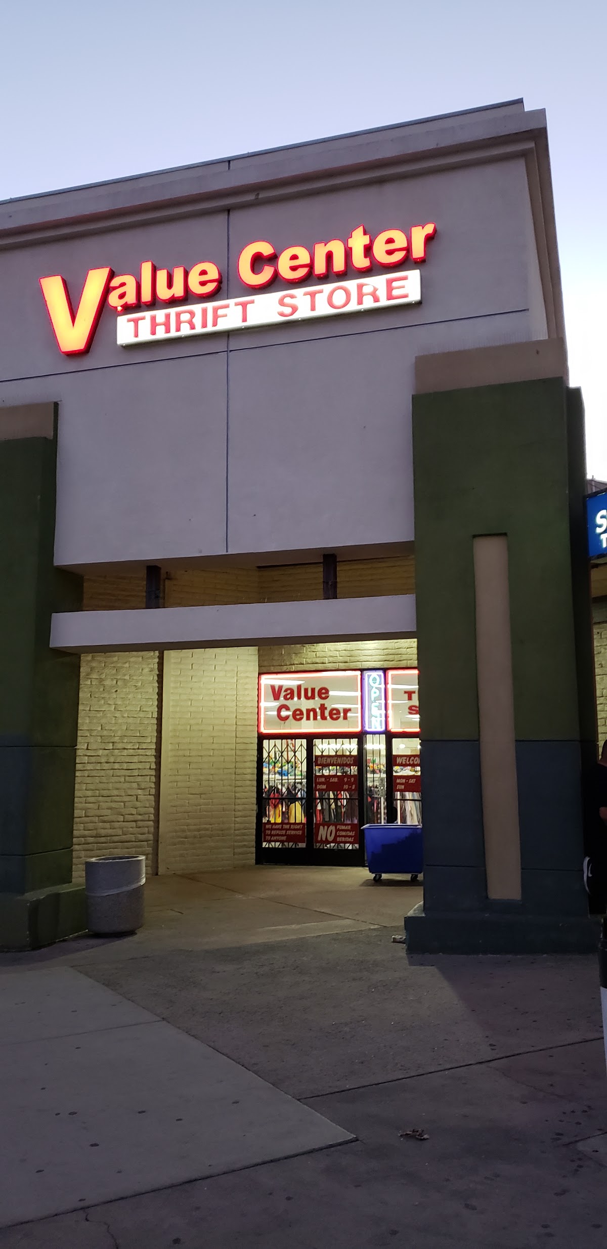 Value Center Thrift Store in Los Angeles