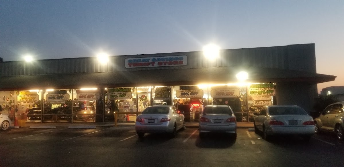 Great Savings Thrift Store in Montclair