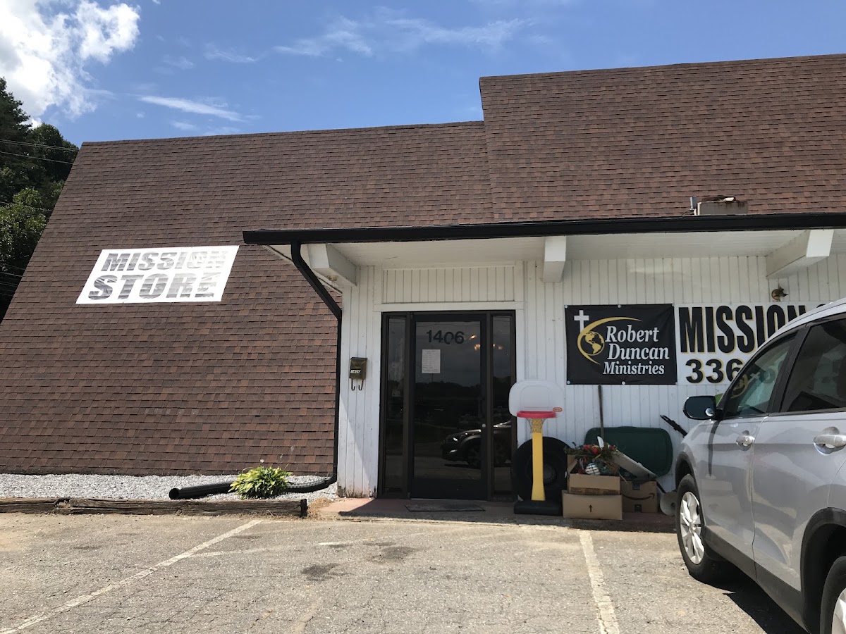 Robert Duncan Ministries Mission Store in Wilkesboro