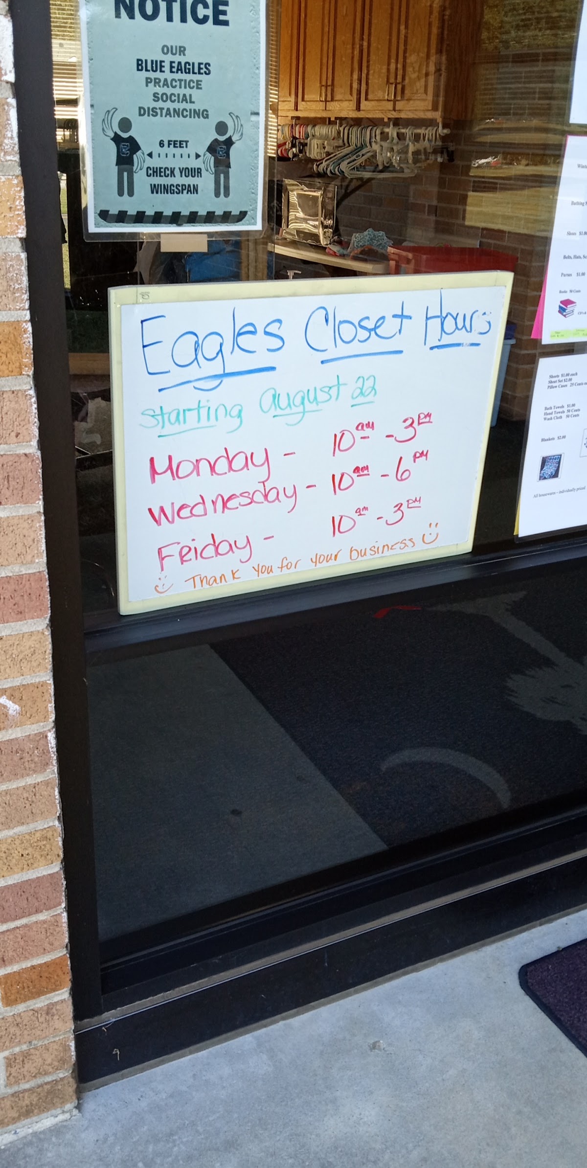 The Eagle's Closet in Clover
