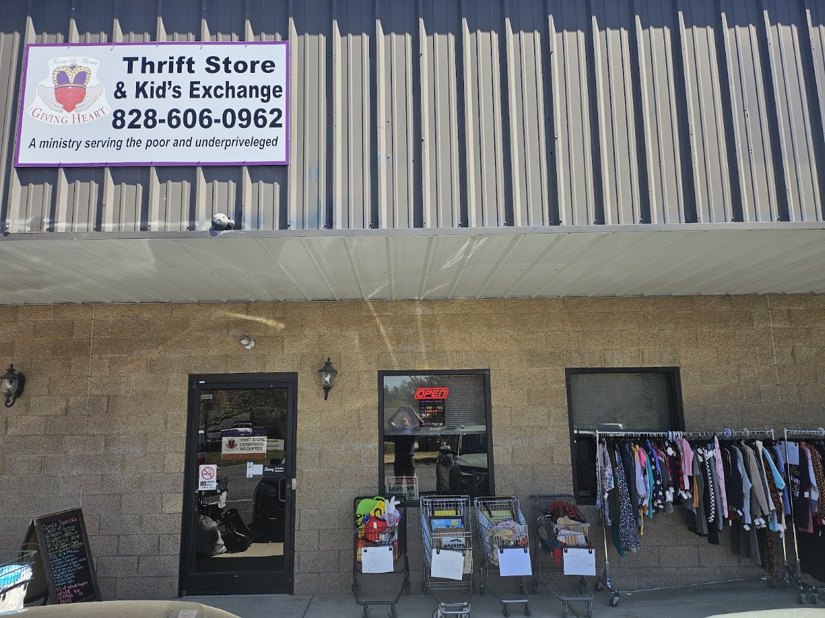 The Giving Heart Thrift Store in Hendersonville