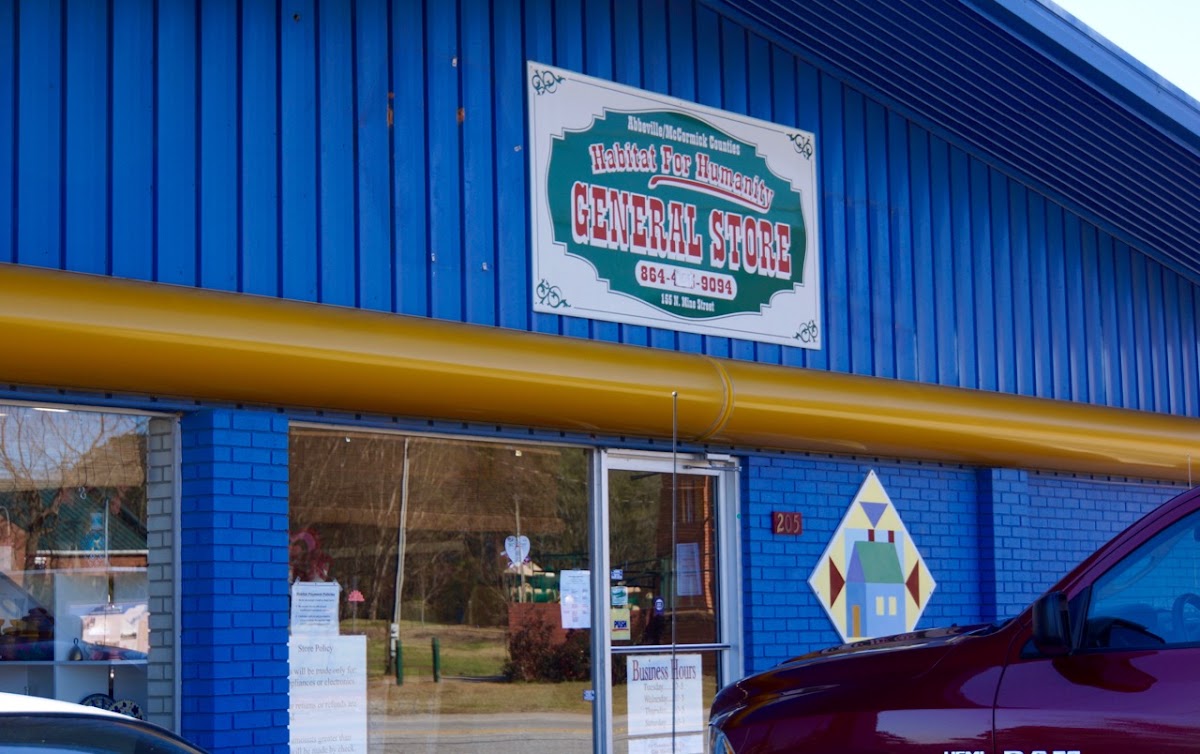 Habitat for Humanity General Store in McCormick