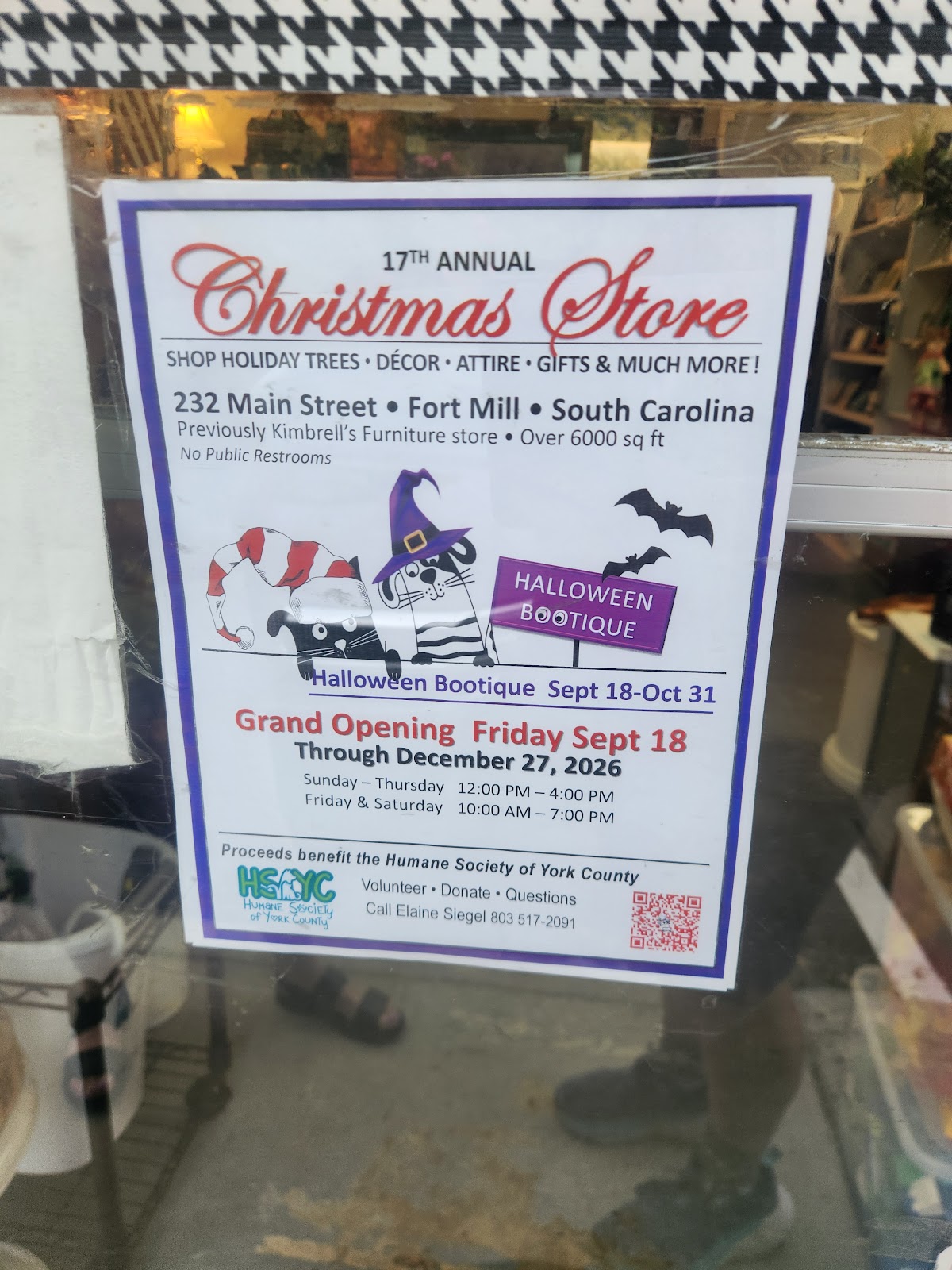 HSYC Christmas Store & Halloween Bootique in Fort Mill