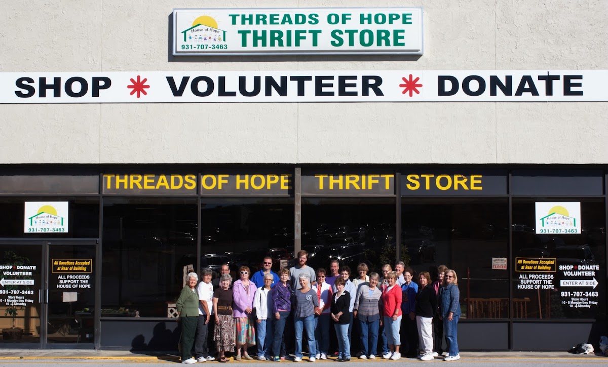 Threads of Hope Thrift Store in Crossville