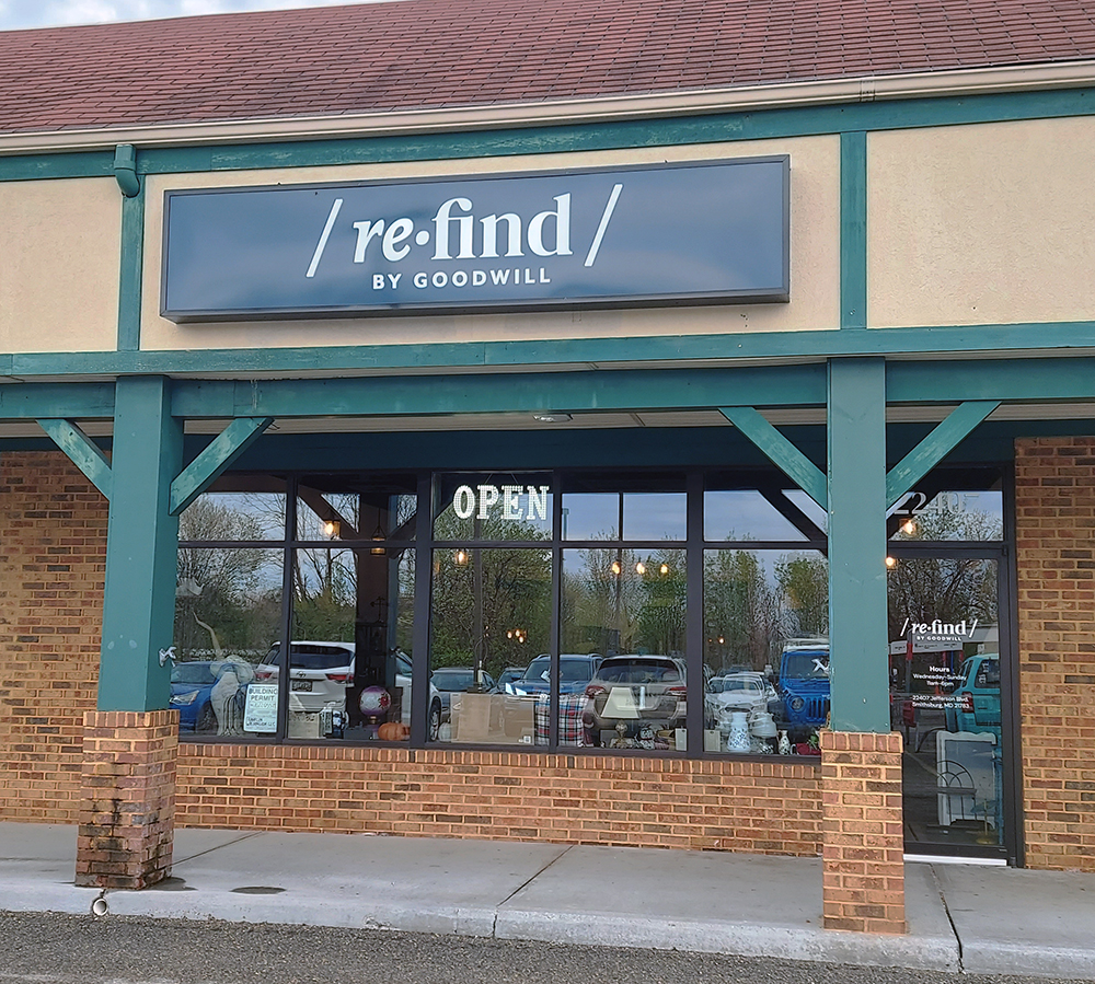 / re•find / by Goodwill in Smithsburg