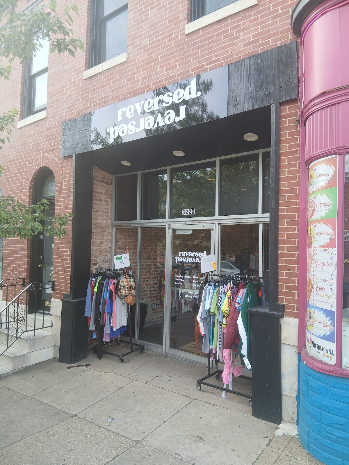 Reversed Thrift Store in Baltimore