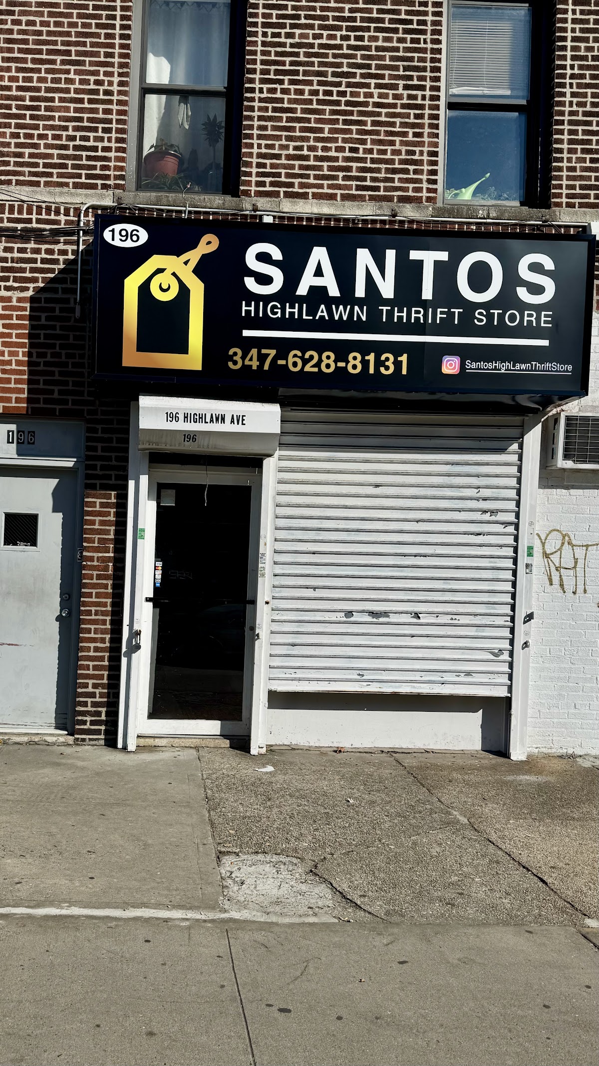 Santos Highlawn Thrift Store in Brooklyn