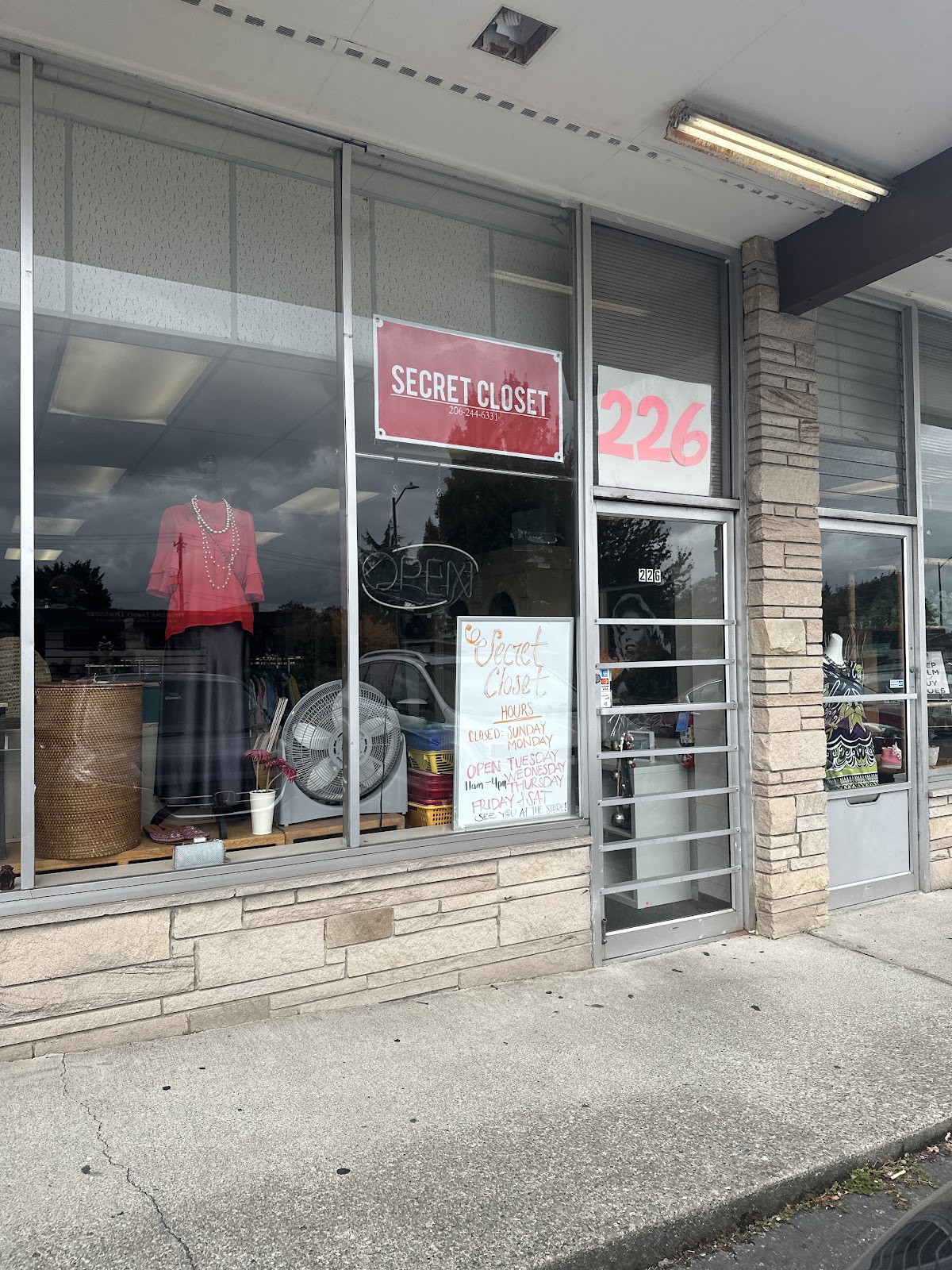Secret Closet in Burien