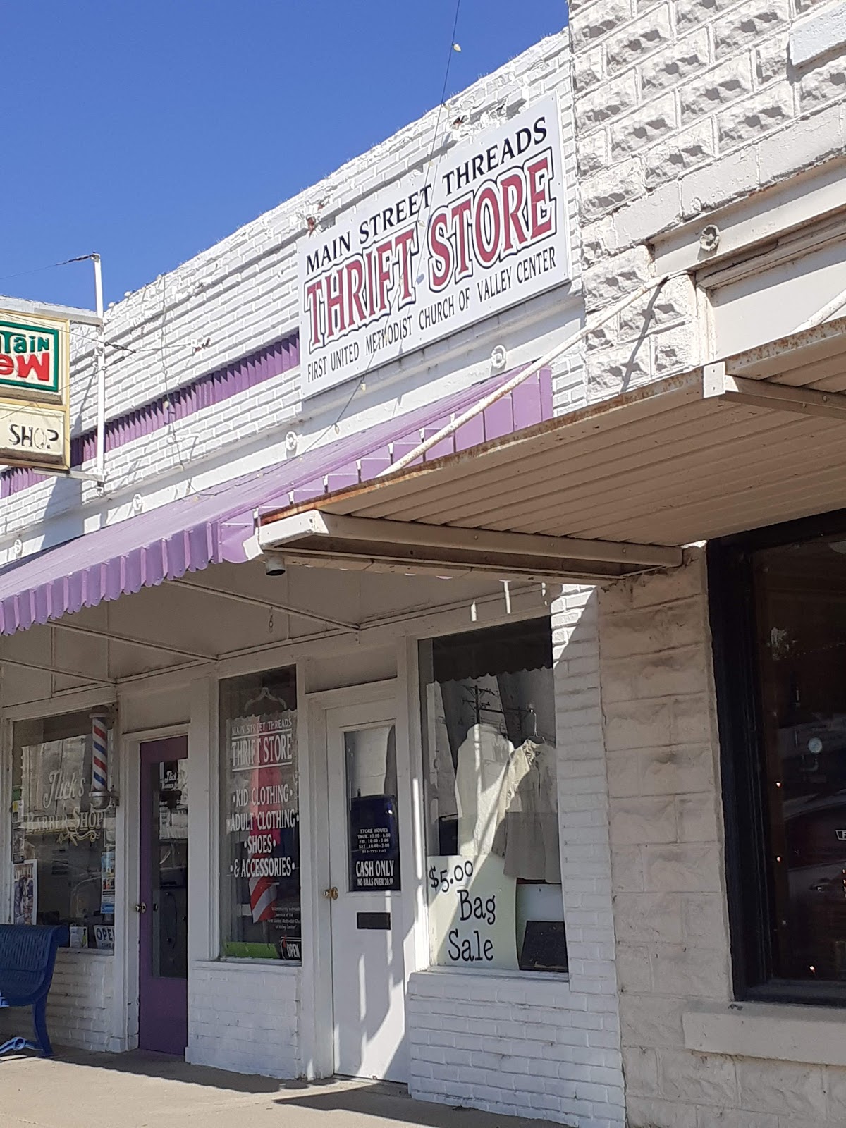 Main Street Threads Thrift Store in Valley Center