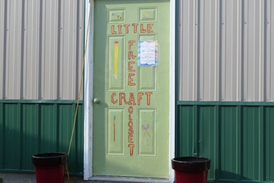 Little Free Craft Closet in Decorah