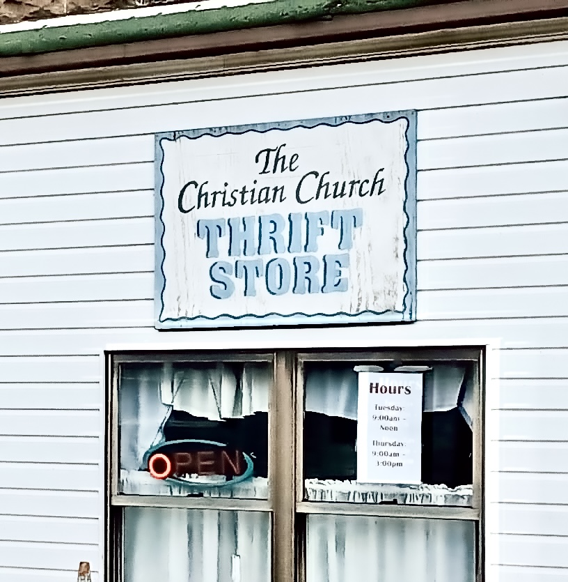 The Christian Church Thrift Store in Perryopolis