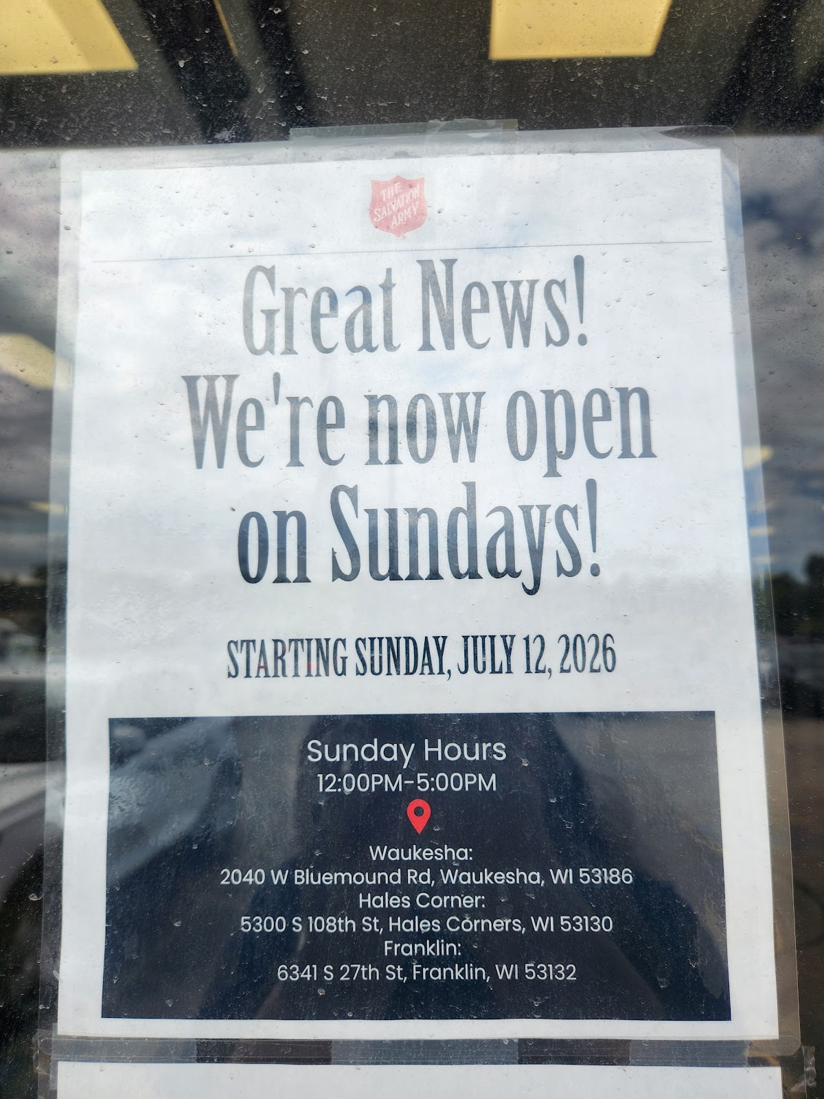 The Salvation Army Family Store & Donation Center in Hales Corners