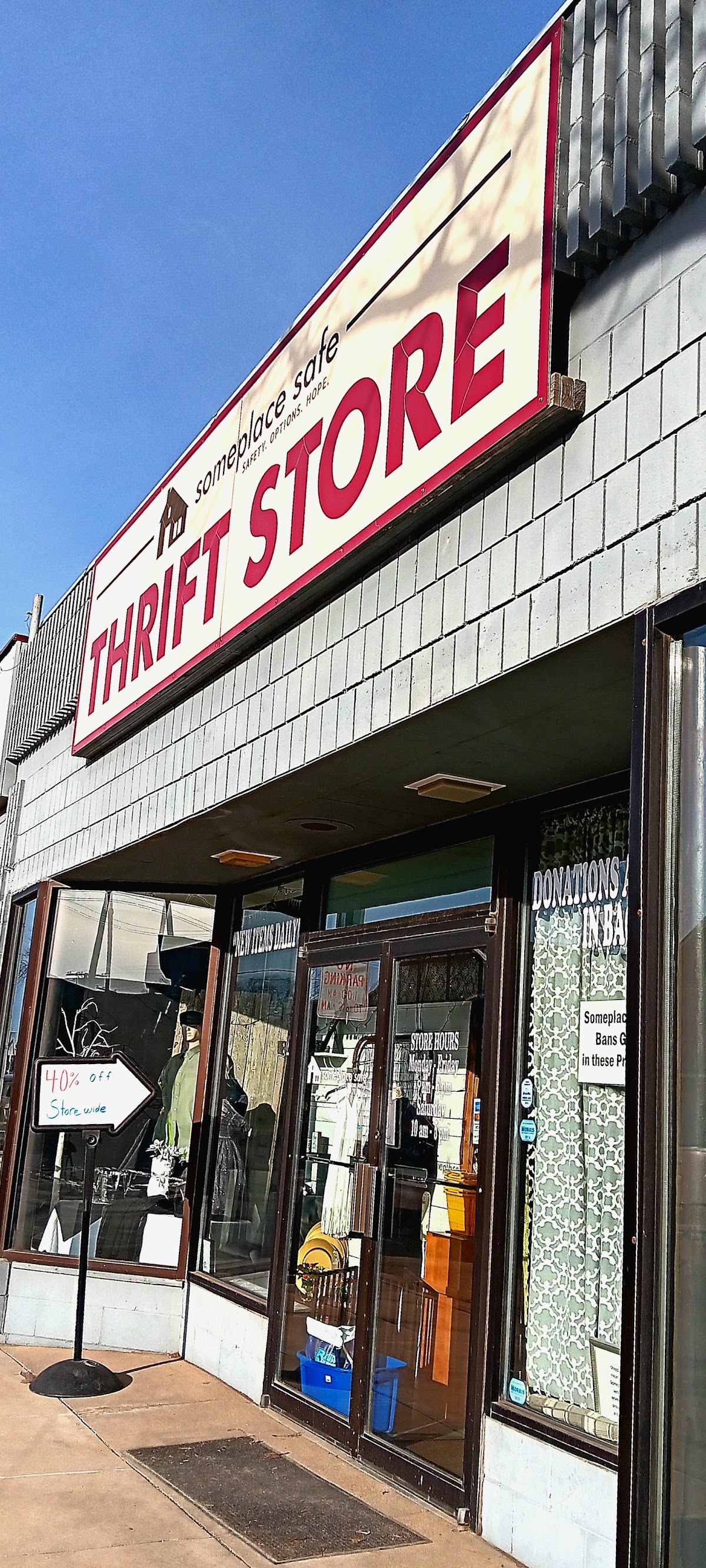 Someplace Safe Thrift Stores in Morris